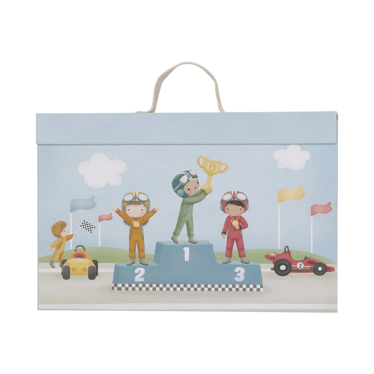 LITTLE DUTCH - Caja de juego con pista carreras FSC Little Duch. - Image 1