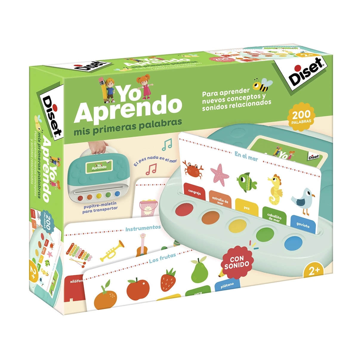 Diset - Maletín educativo Yo Aprendo Primeras Palabras Diset. - Image 1