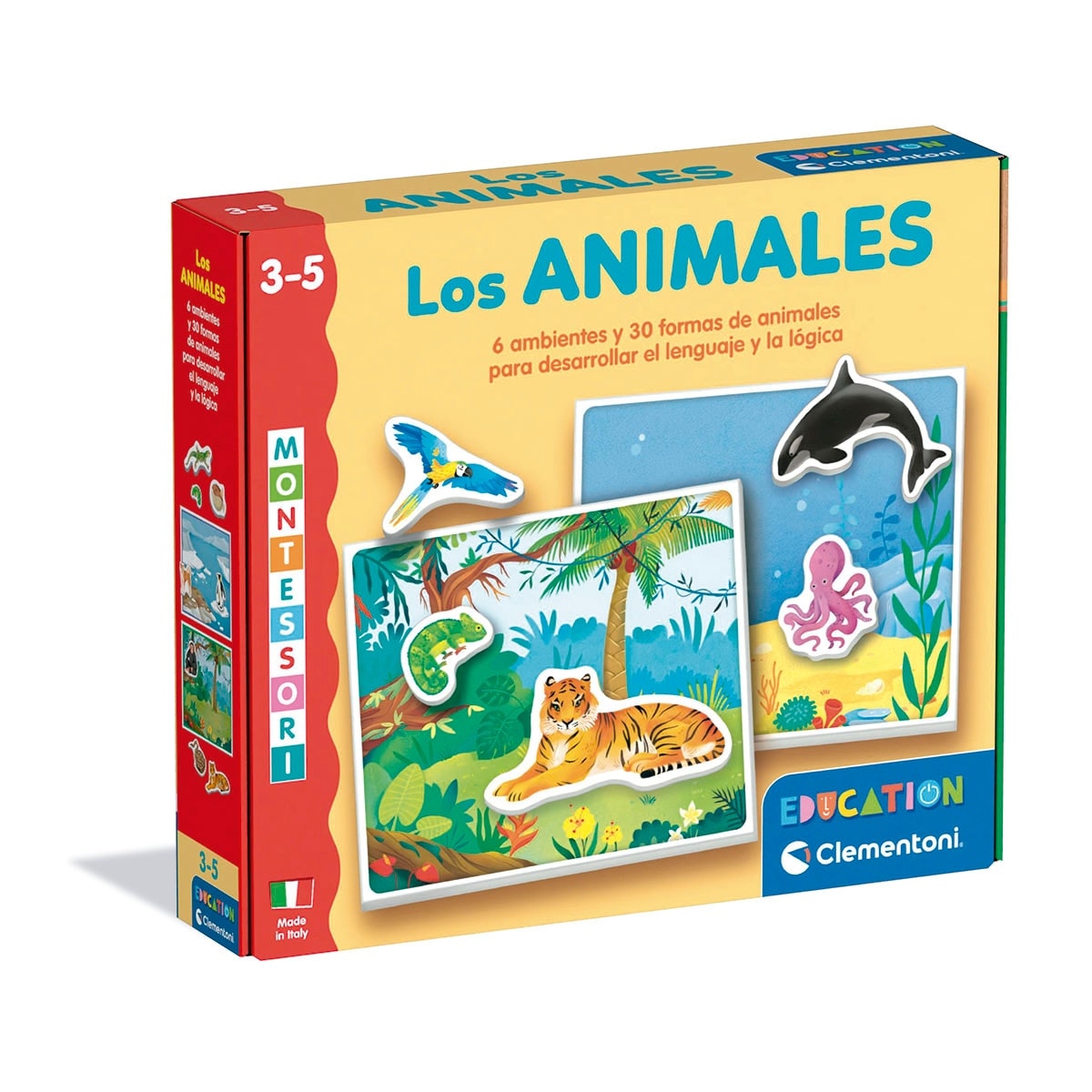 Clementoni - Juguete infantil Los animales Montessori Clementoni. - Image 1