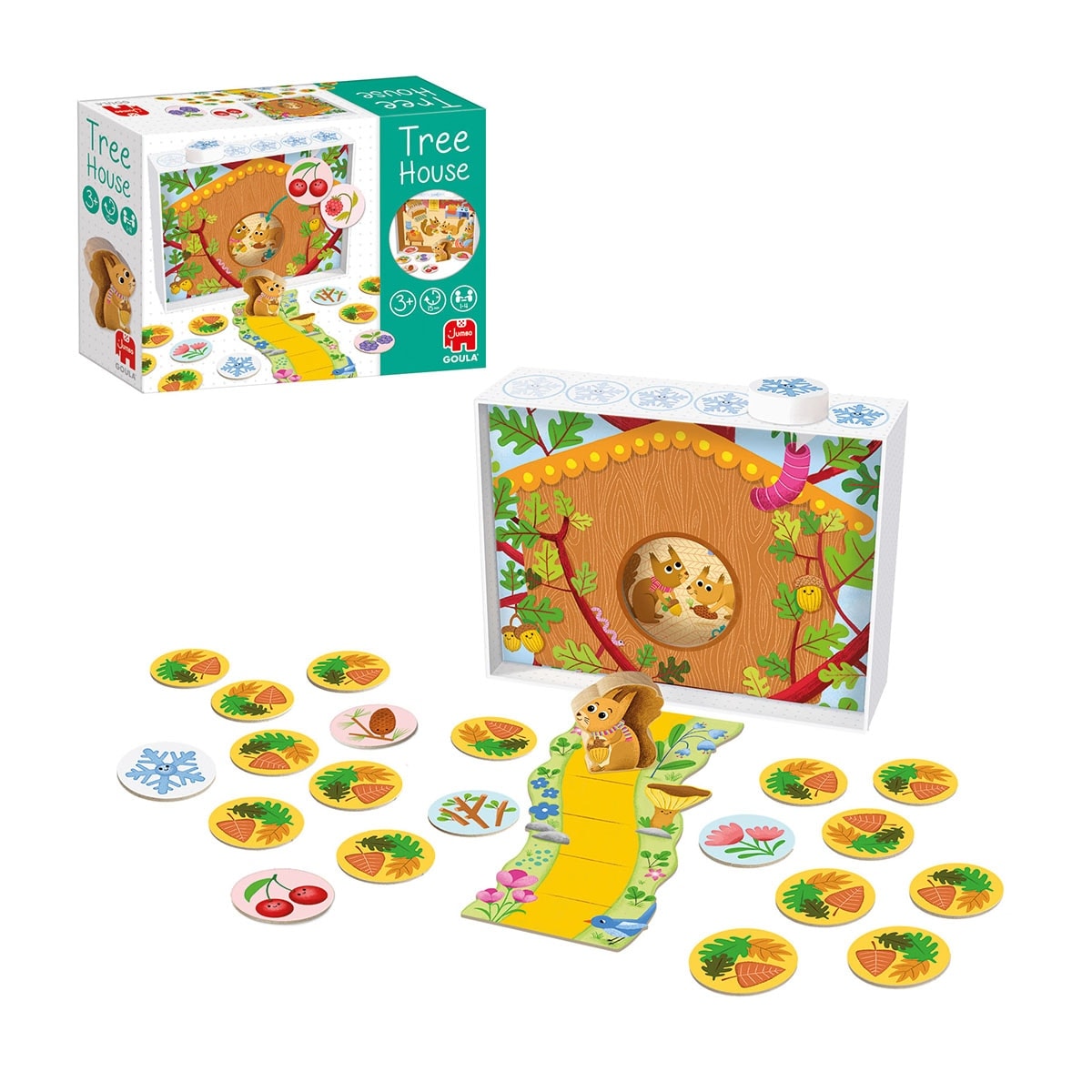 Goula - Juego de mesa infantil Tree House Casita en el árbol Goula Diset. - Image 1