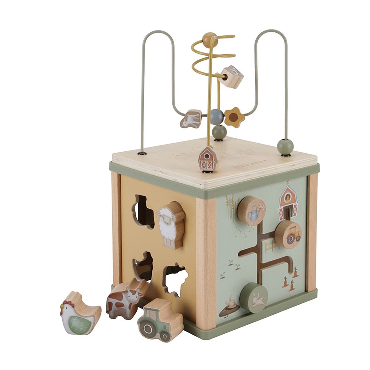 LITTLE DUTCH - Cubo de actividades pequeña Granja Fsc Little Dutch. - Image 1