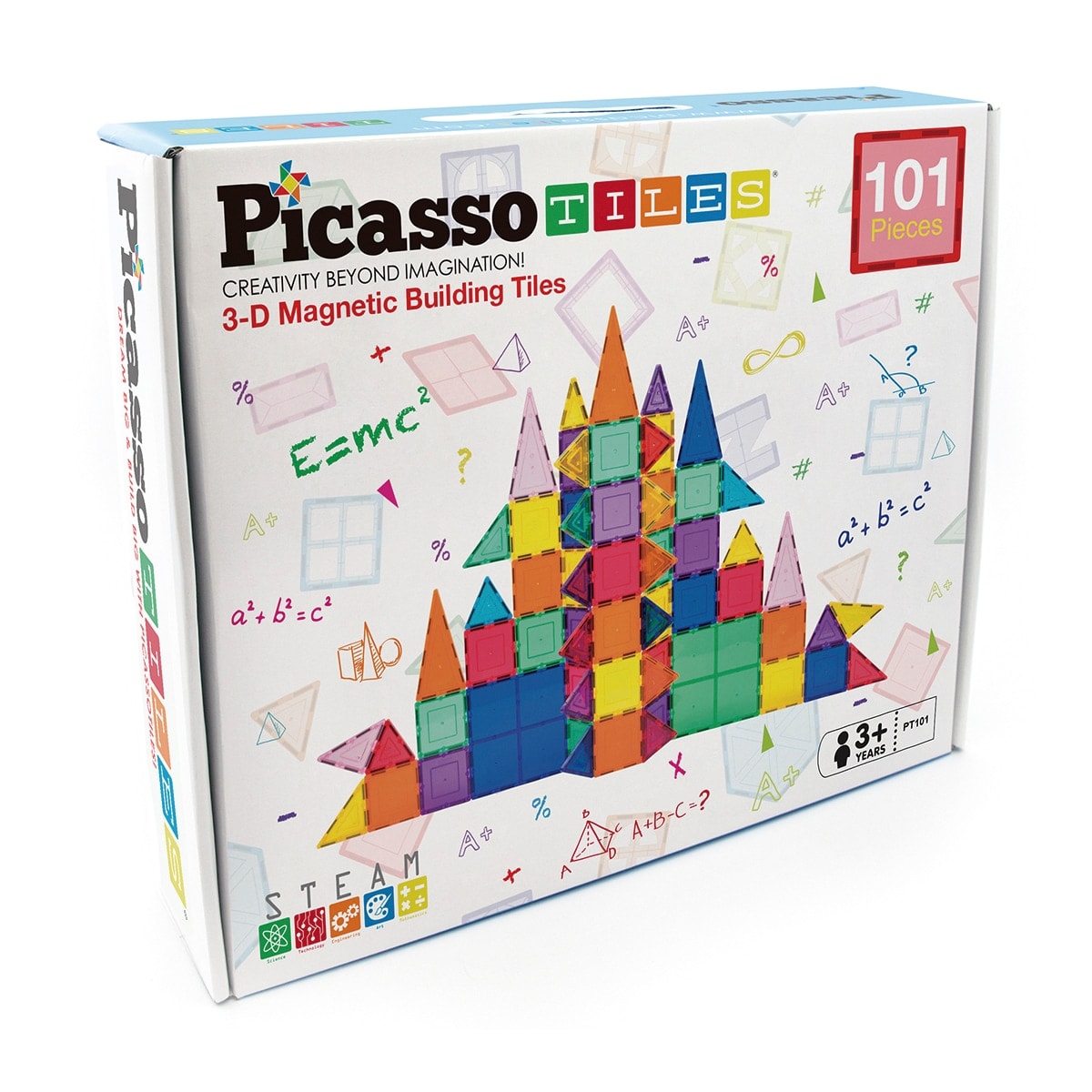 Cefa Toys - Set de construcción Picasso Tiles bloques magnéticos Cefa Toys. - Image 1