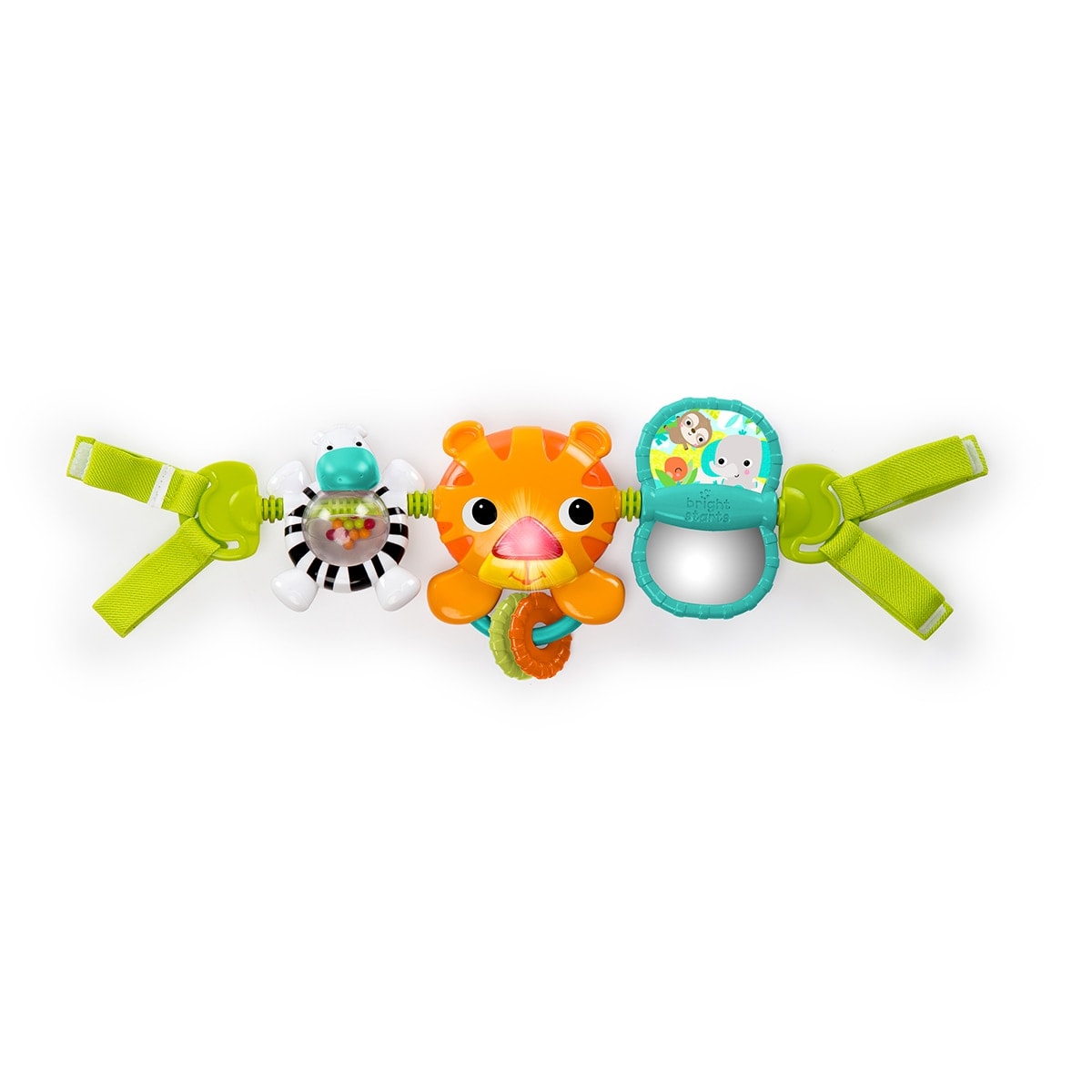 Bright Starts - Soporte de juguetes portátil Take Along Carrier Toy Bar Bright Stars. - Image 1