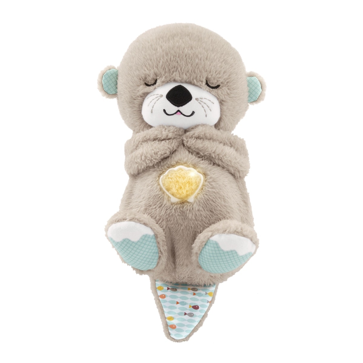 Fisher-Price Nutria Hora de Dormir, juguete de cuna y peluche para bebé recién nacido - Image 1