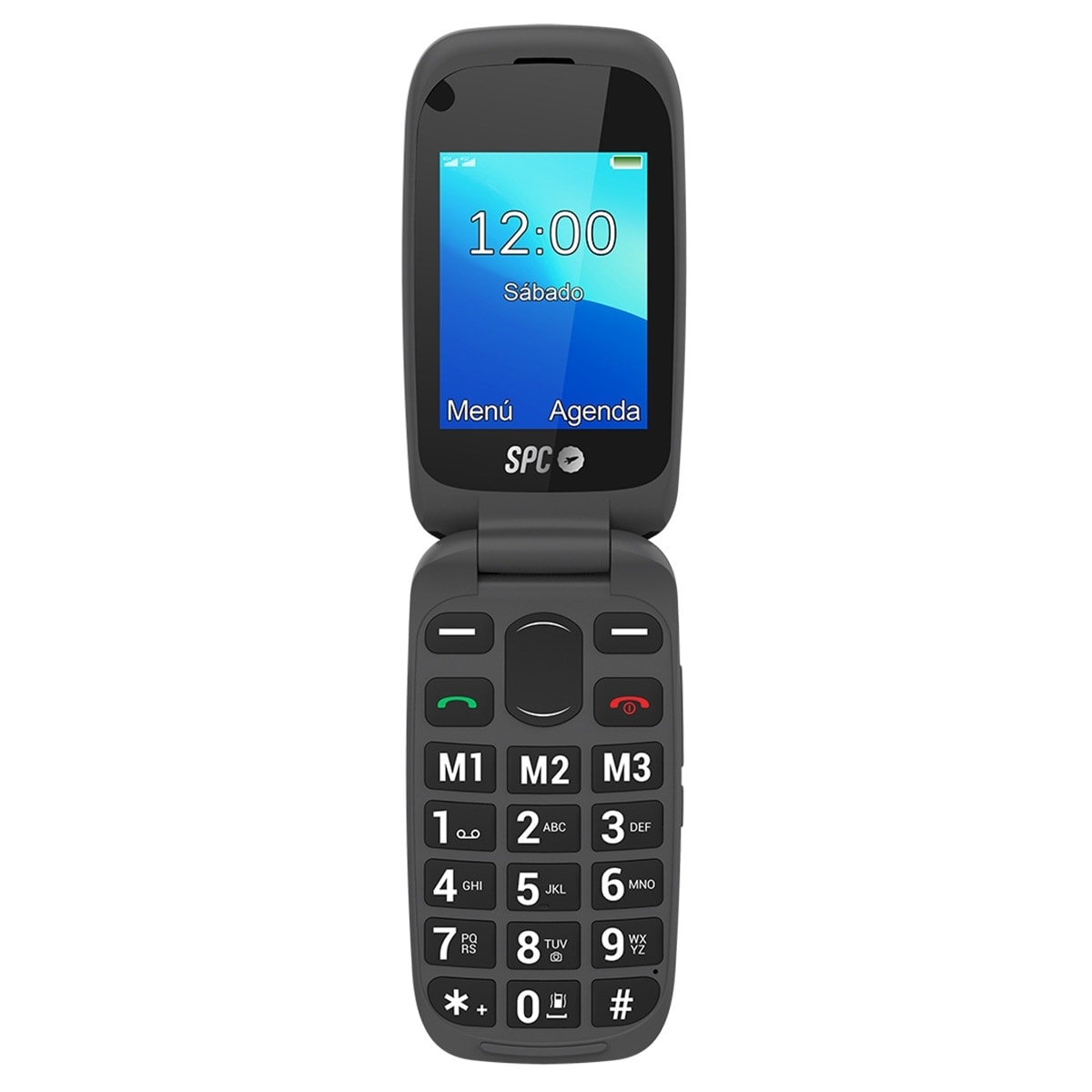 SPC - SPC Harmony 4G Senior Mobile tipo concha negro móvil libre. - Image 1