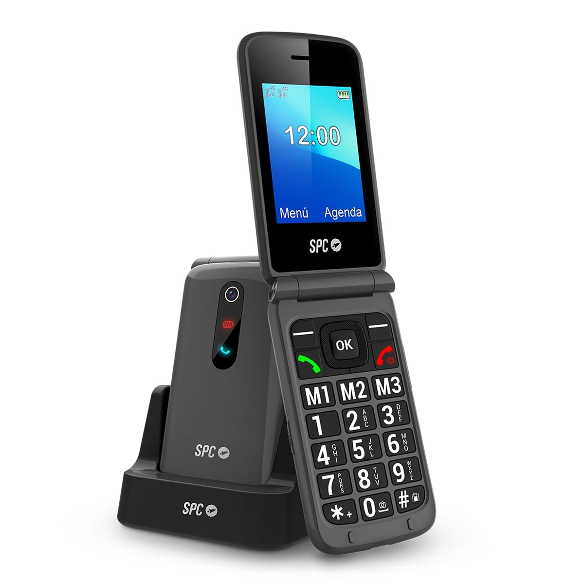 SPC - SPC Stella 3 para personas mayores Negro móvil libre. - Image 1