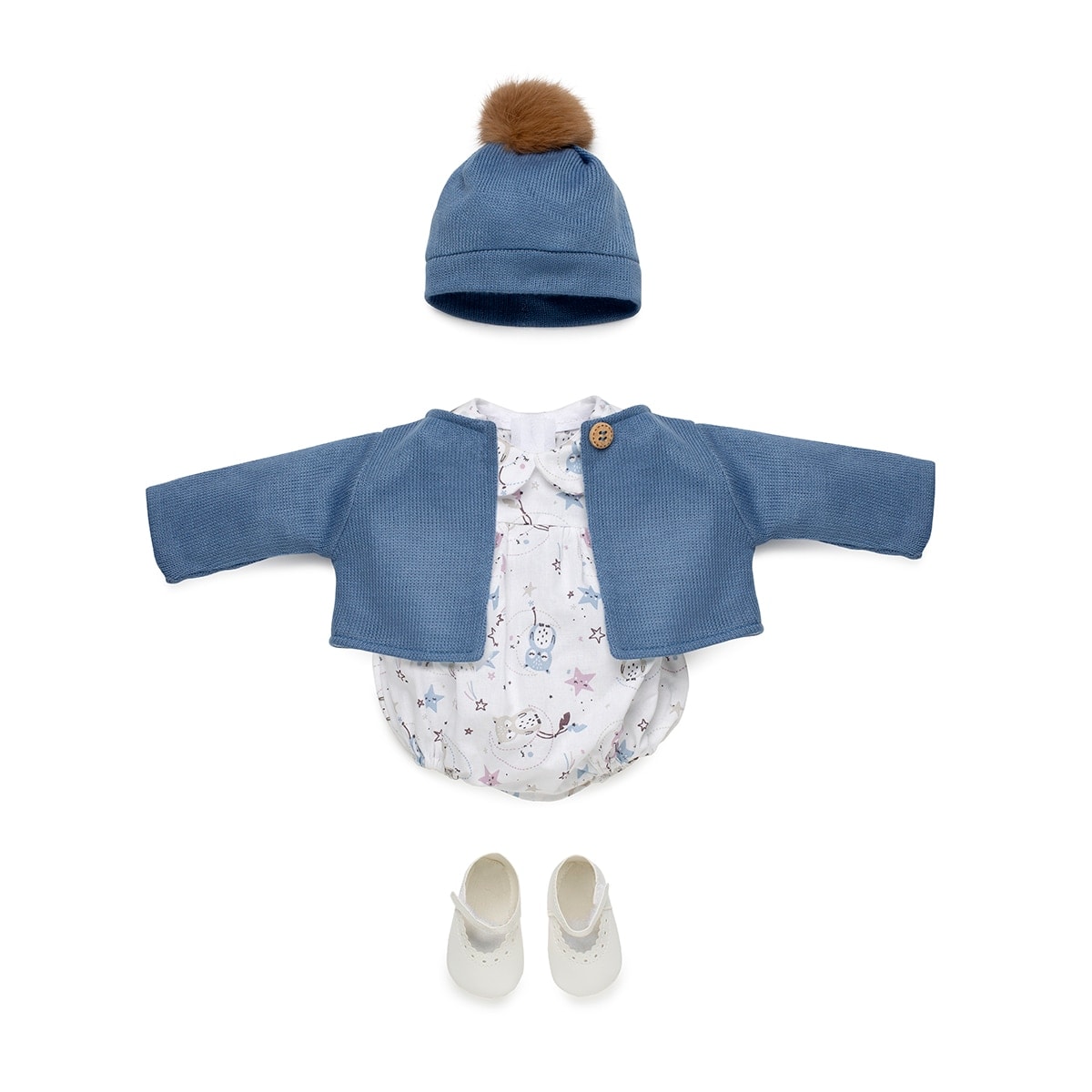 El Corte Inglés - La ropita de mi muñeco Bebé Conjunto azul El Corte Inglés. - Image 1