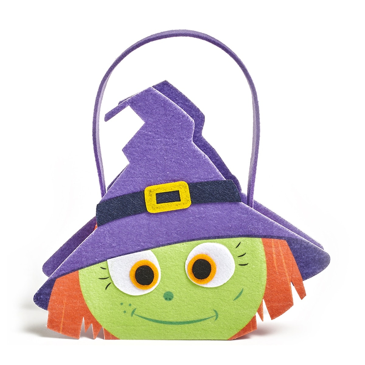 El Corte Inglés - Cesta de fieltro Truco o trato bruja Feliz Halloween El Corte Inglés. - Image 1