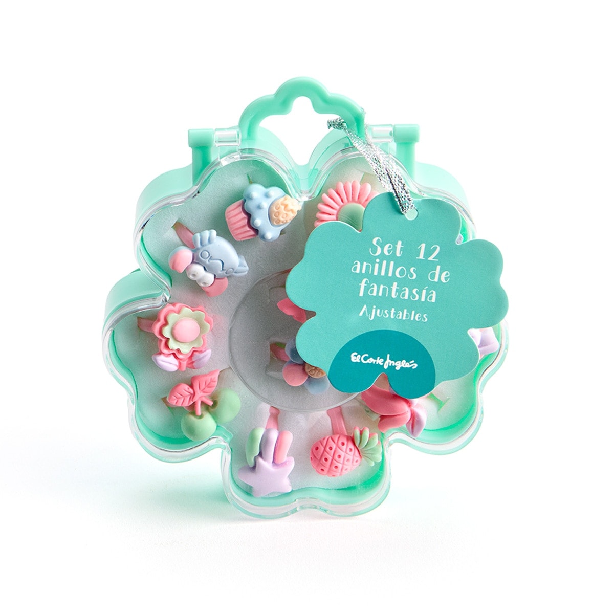El Corte Inglés - Set de 12 anillos fantasía ajustables El Corte Inglés. - Image 1