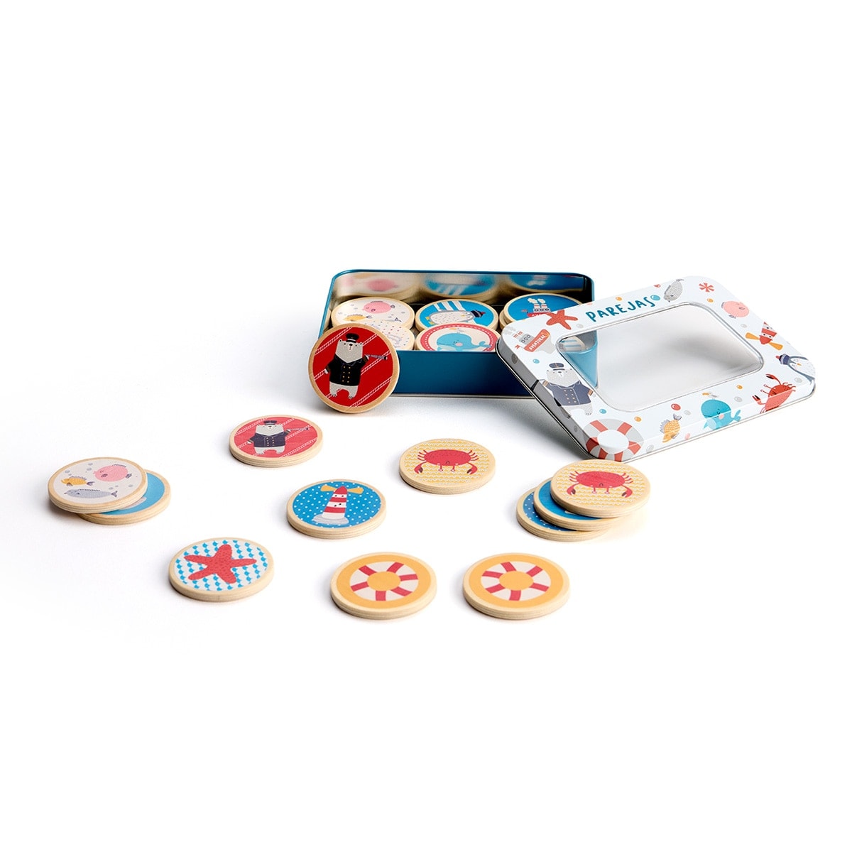 El Corte Inglés - Juego de memoria de madera sostenible. El Corte Inglés. - Image 1