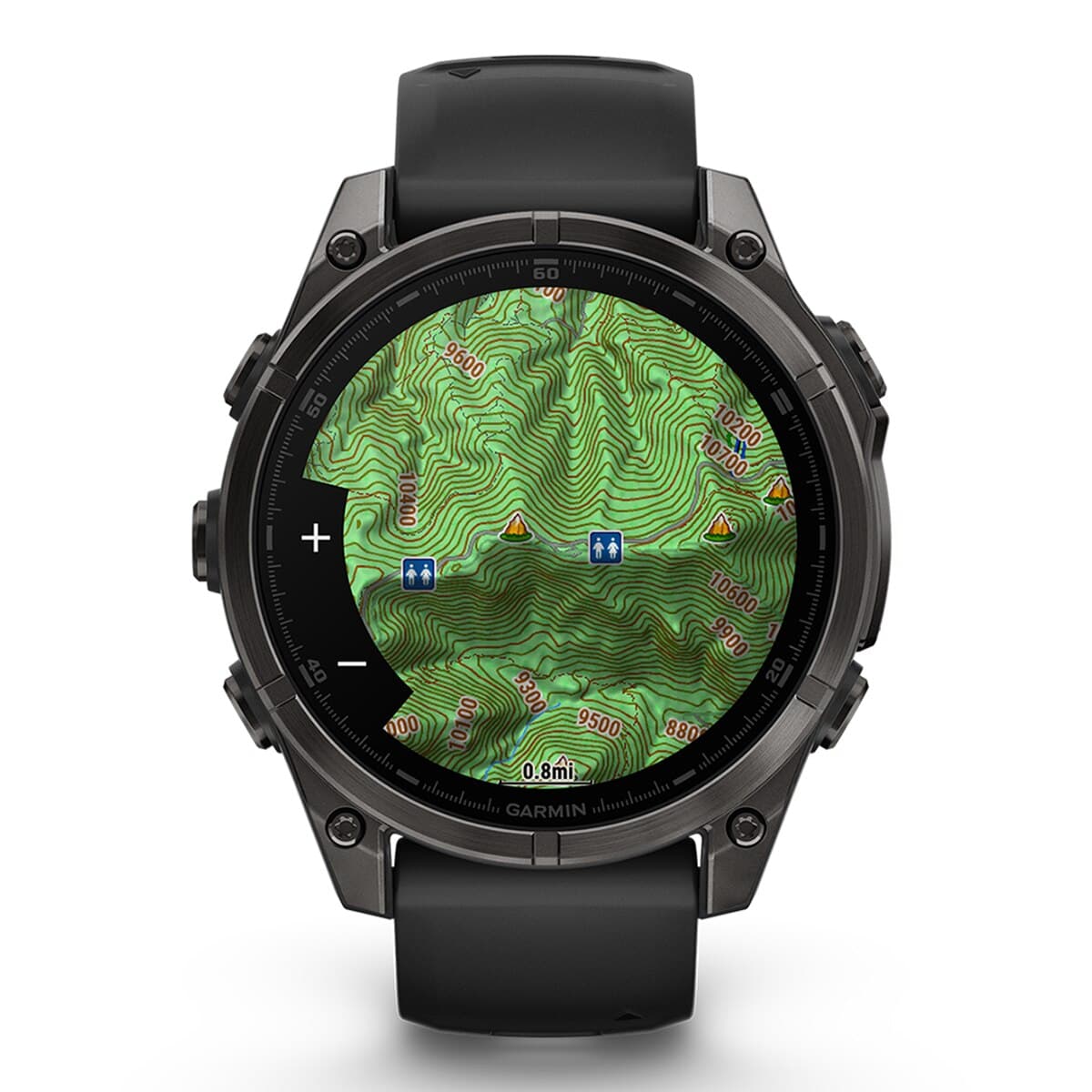 Garmin - Reloj Smartwatch fenix 8 47mm Zafiro Amoled, DLC Garmin (Reacondicionado A estrenar).