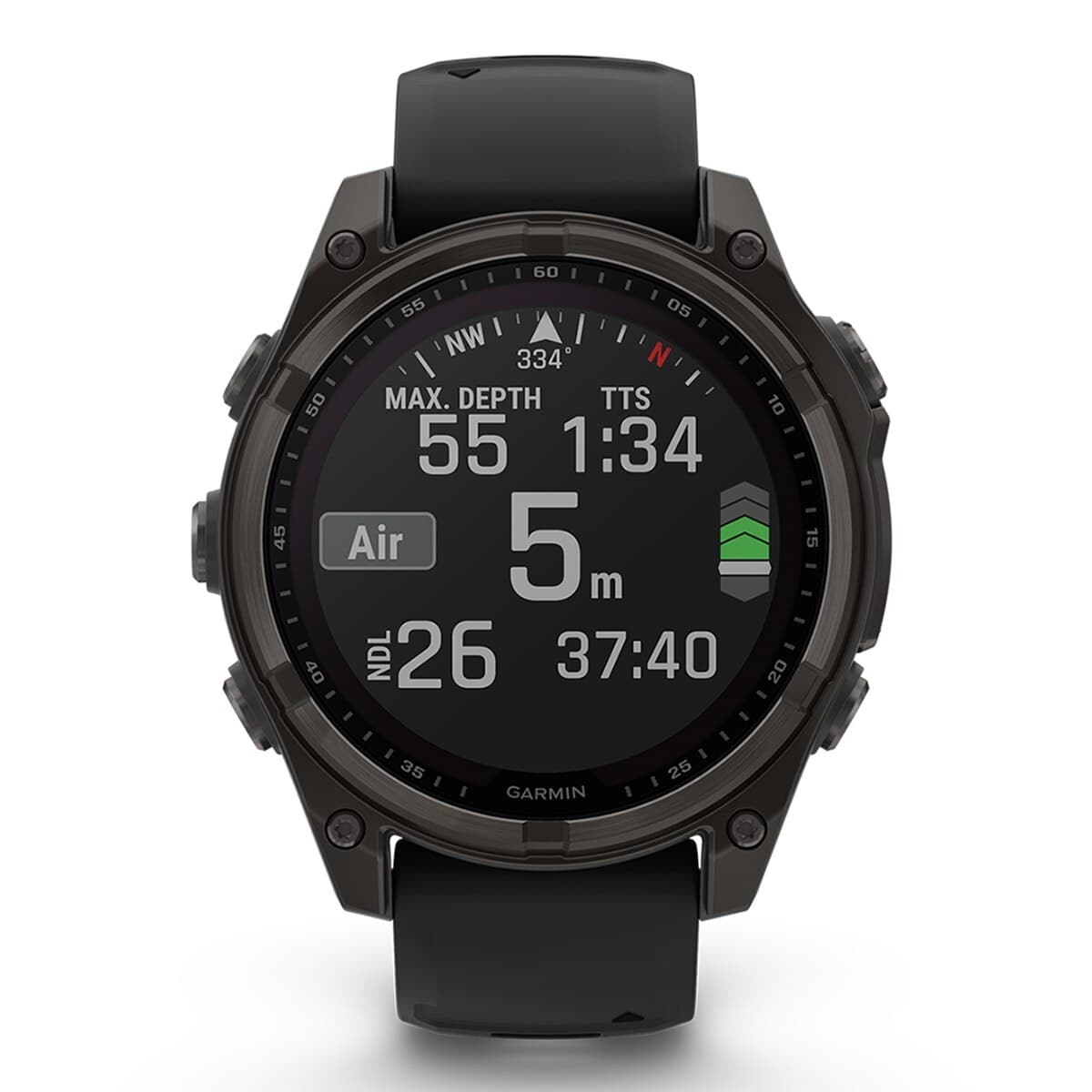 Garmin - Reloj Smartwatch fenix 8 47mm Zafiro Solar, Titanio DLC Garmin (Reacondicionado A estrenar).