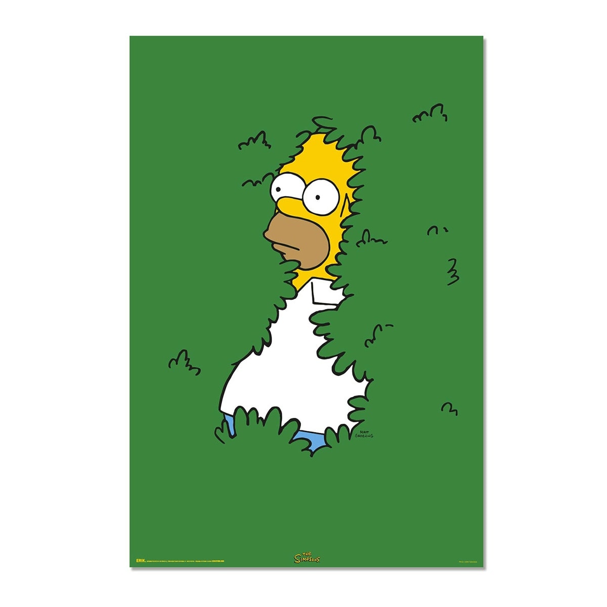 Grupo Erik - Póster Homer Arbusto Los Simpsons Erik. - Image 1