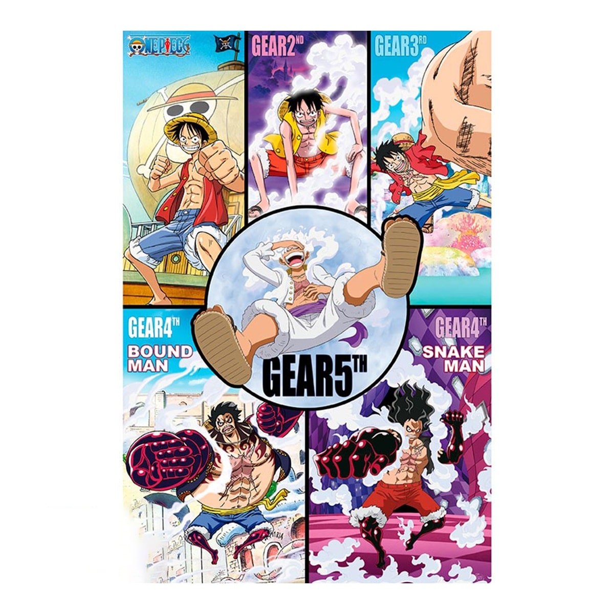 Erik - Póster Evoluciones Luffy One Piece Erik. - Image 1