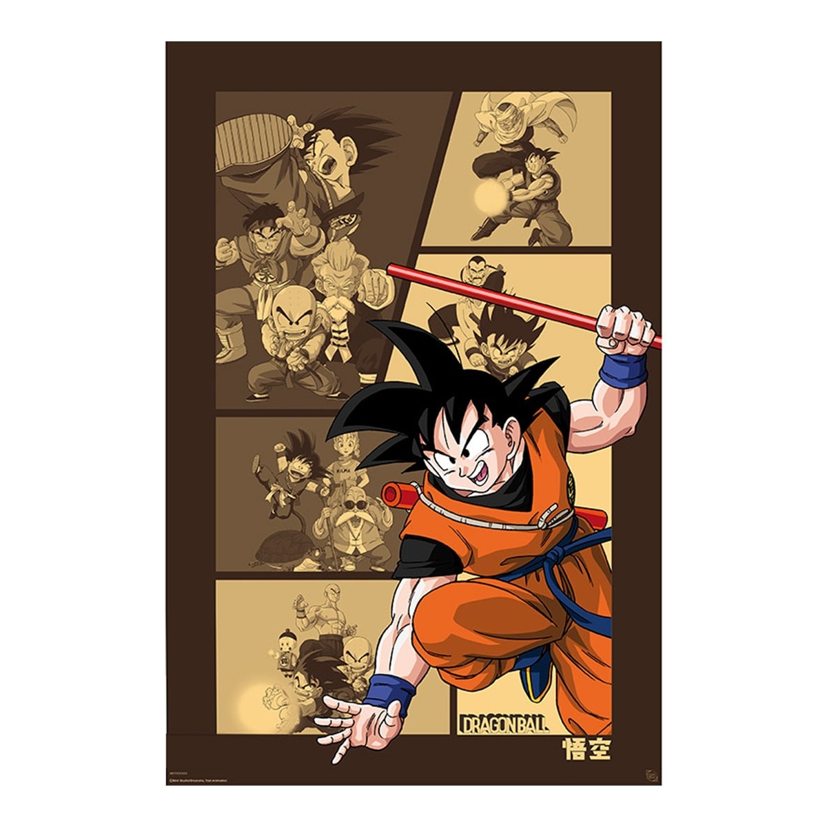 Erik - Póster Dragon Ball Goku Retro Dragon Ball Erik. - Image 1