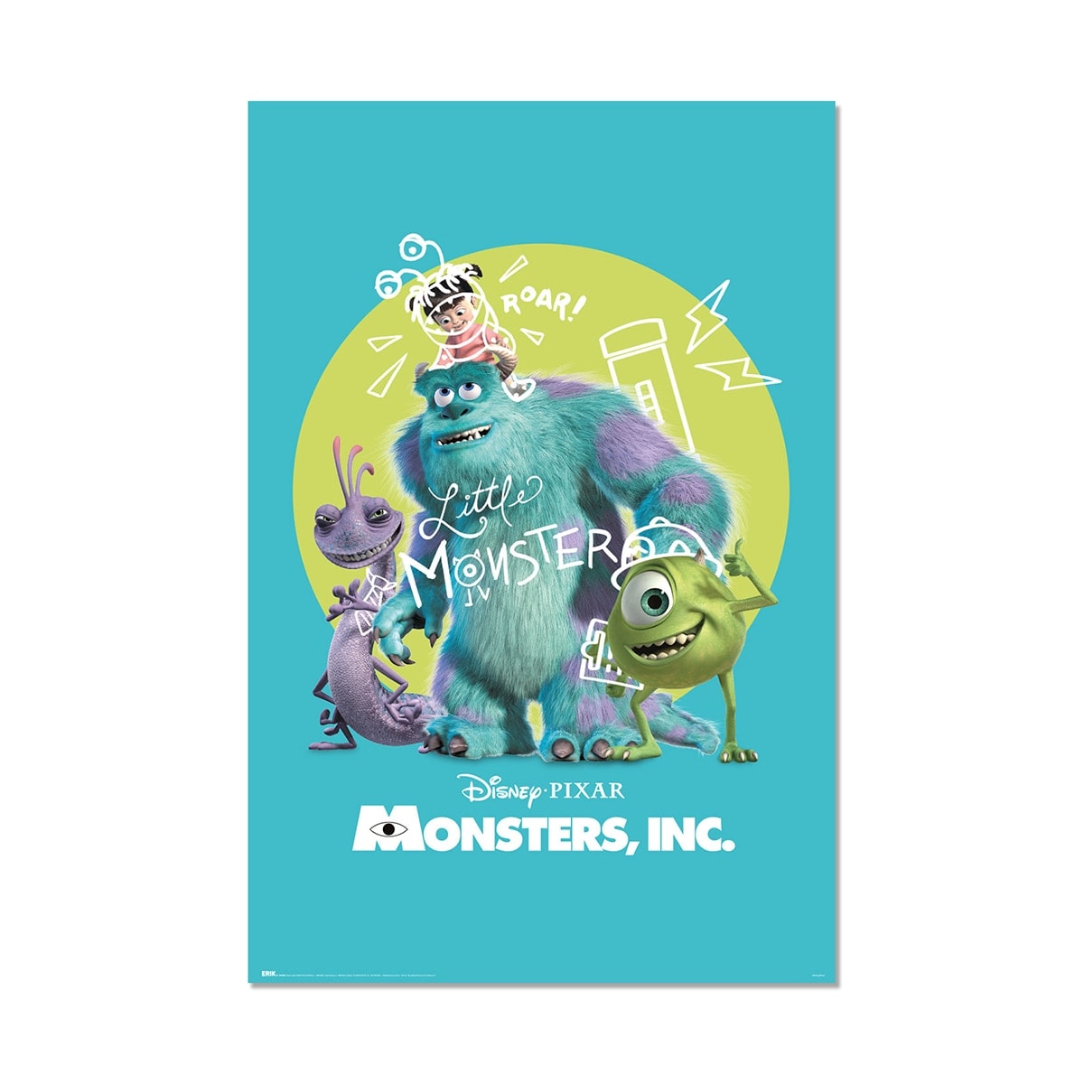 Erik - Póster Pixar Monstruos Sa Disney Monstruos Sa Erik. - Image 1