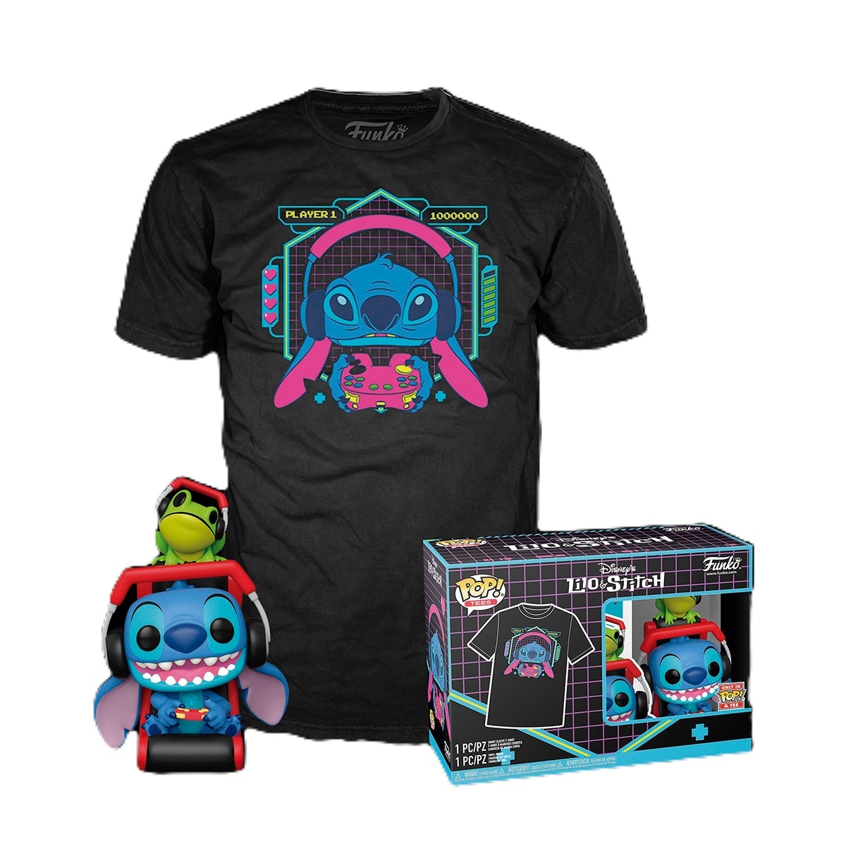 Funko - Pack Funko Pop & Tee Gmr Stitchcon rana Lilo & Stitch Disney. - Image 1