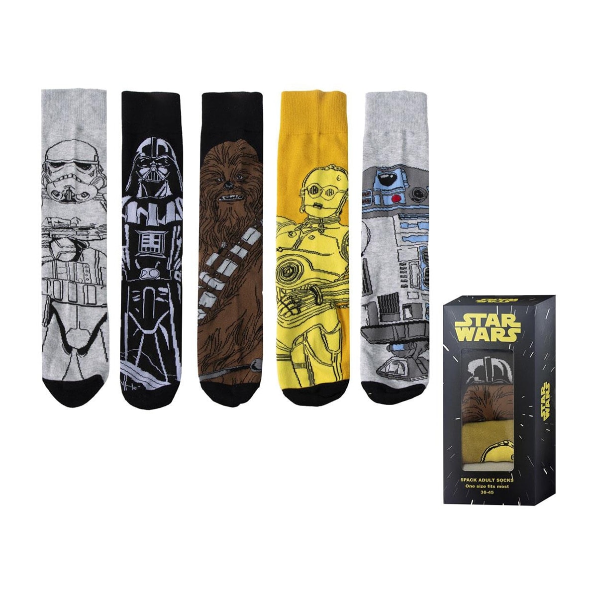 Cerdá - Calcetines caja 5 piezas Star Wars Cerdá. - Image 1