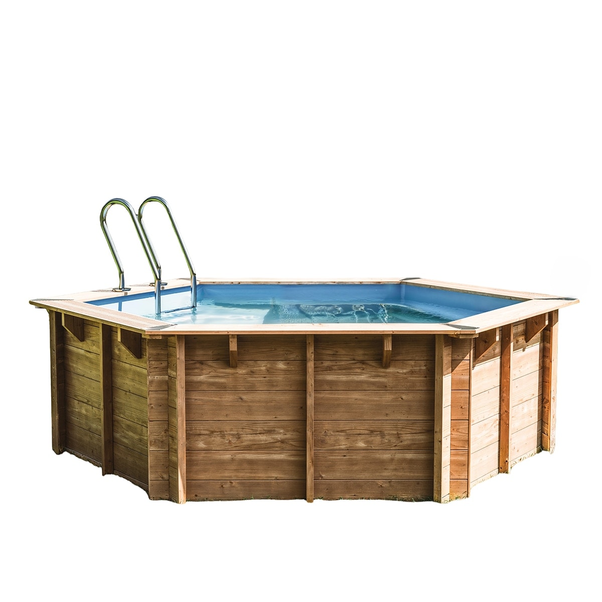 Gre - Piscina madera redonda 280x107cm. - Image 1