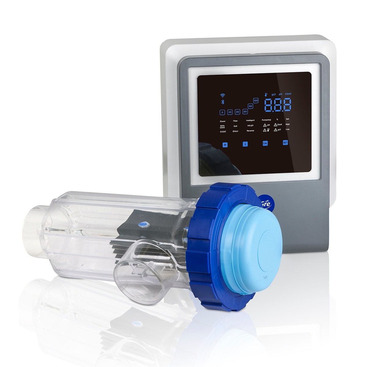 Gre - Clorador salino con regulador de pH con conectividad SWC All in one 7g-h piscinas de hasta 40 m3. - Image 1