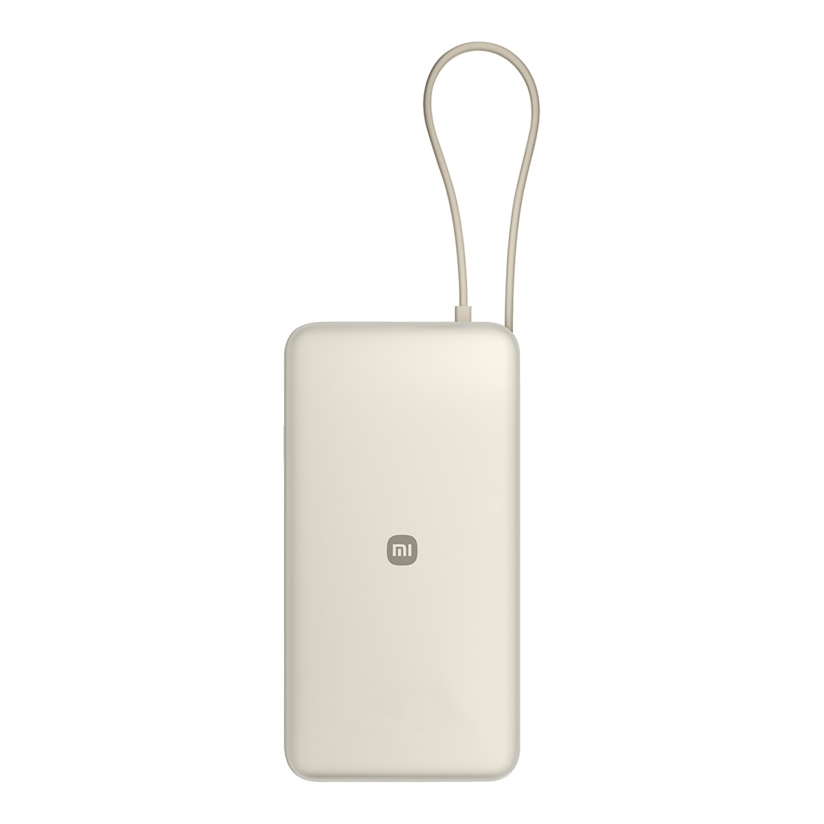 XIAOMI - Power Bank Xiaomi 20000, 67W con cable integrado, beige. - Image 1