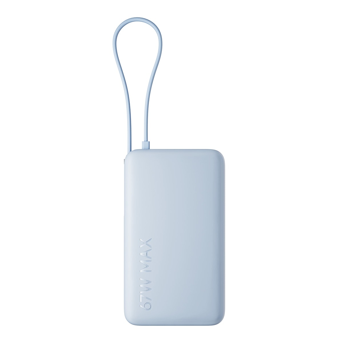 XIAOMI - Power Bank Xiaomi 10000, 67W con cable integrado, azul. - Image 1