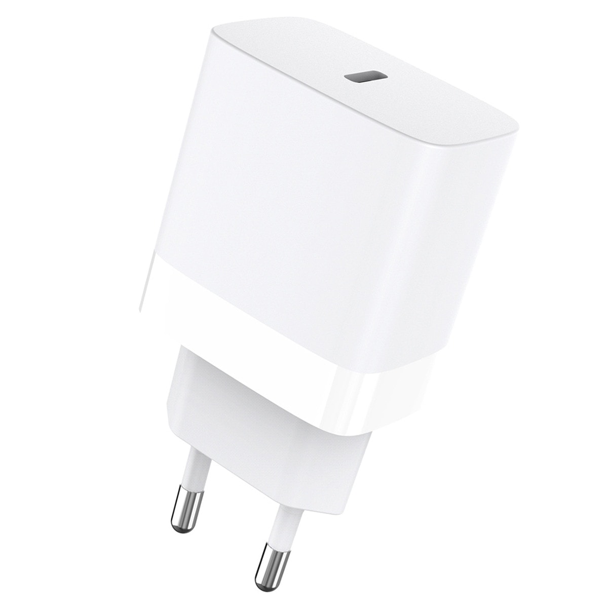 Inves - Cargador de pared blanco Inves LT-151L15 + cable USB-C a Lightning 1,5 m. - Image 1