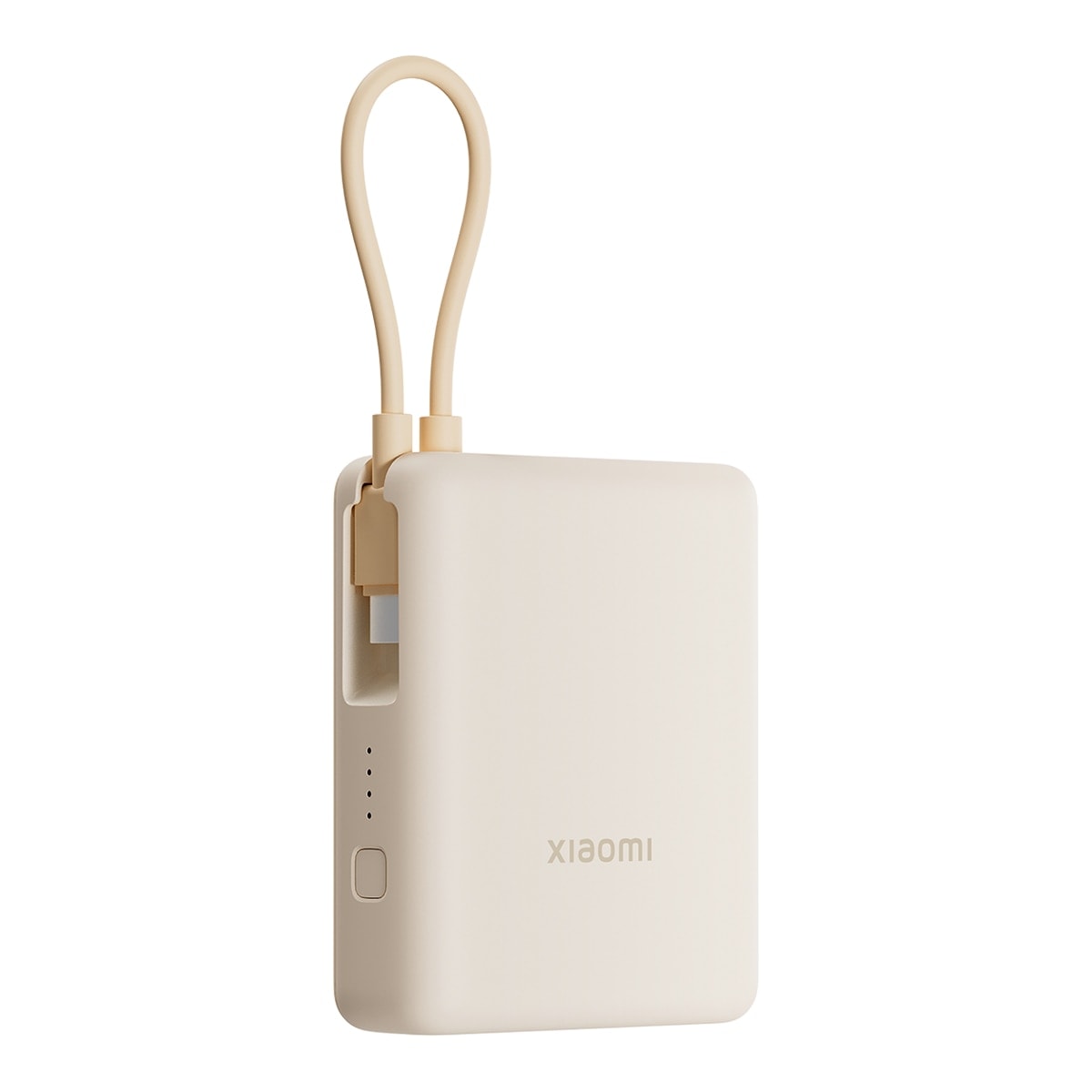 XIAOMI - Power Bank Xiaomi 33W 10000 mAh (con cable integrado) Beige. - Image 1
