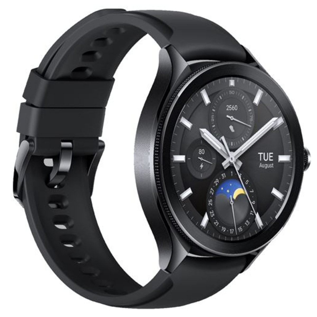XIAOMI - Xiaomi Watch 2 Pro 4G LTE Negro con correa de fluorocaucho negra Smartwatch. - Image 1