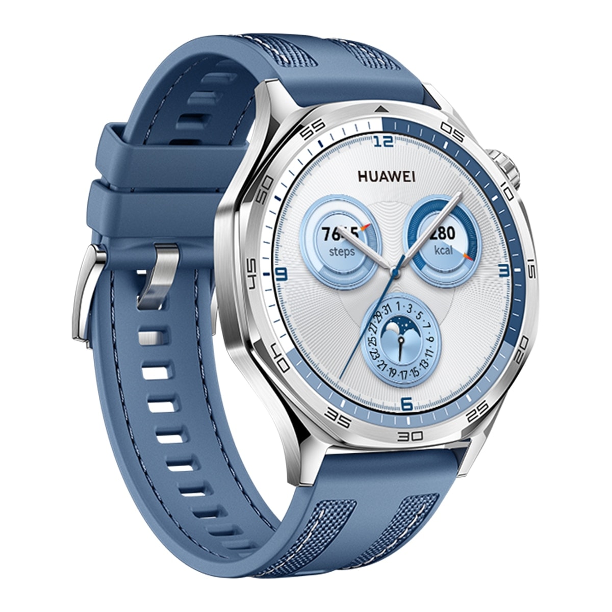 Huawei - Huawei Watch GT 5 46mm Acero - Azul Smartwatch. - Image 1