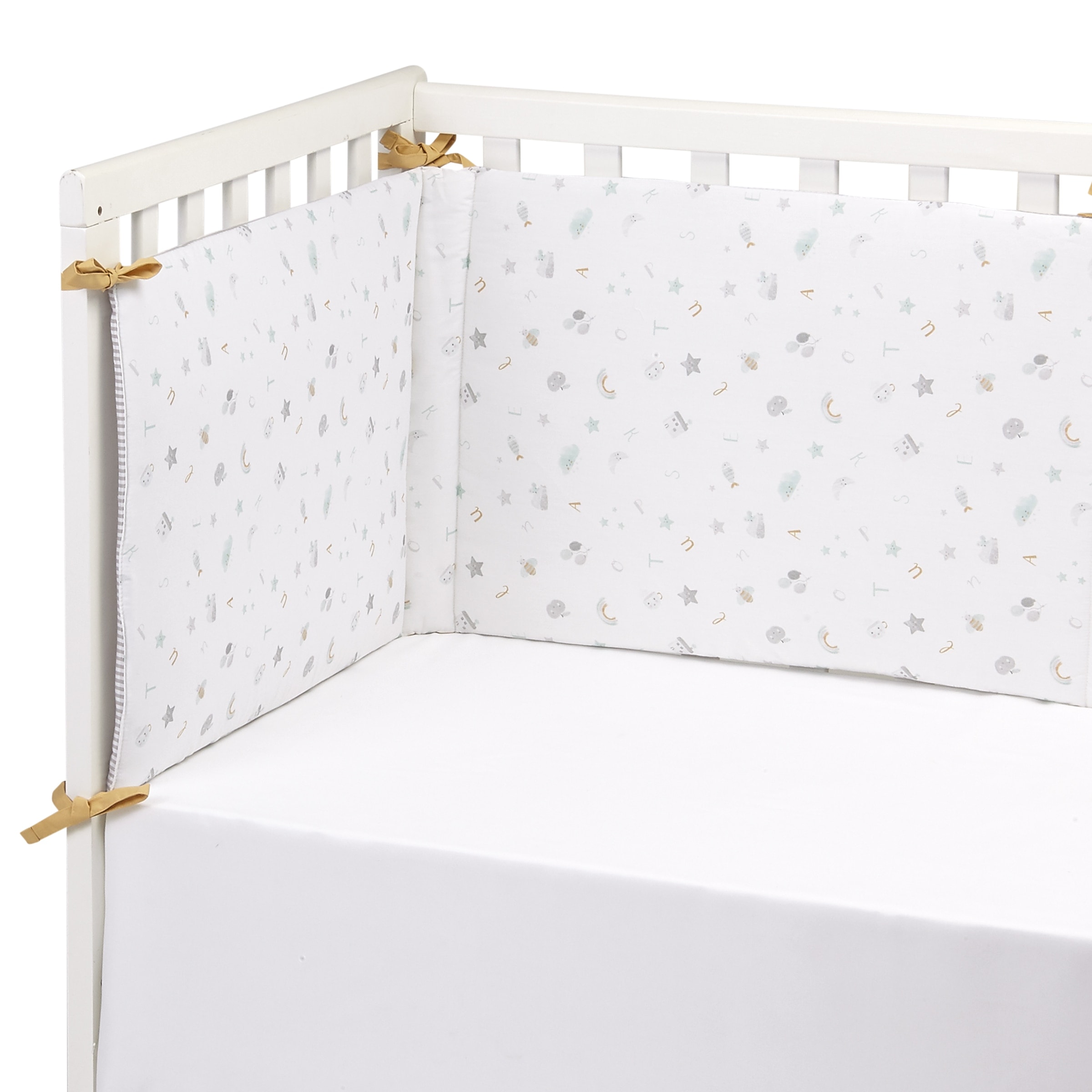 Cotton Juice Baby Home - Bumper Cotton Juice Baby Home Abecedario 40*180cm estampado. - Image 1