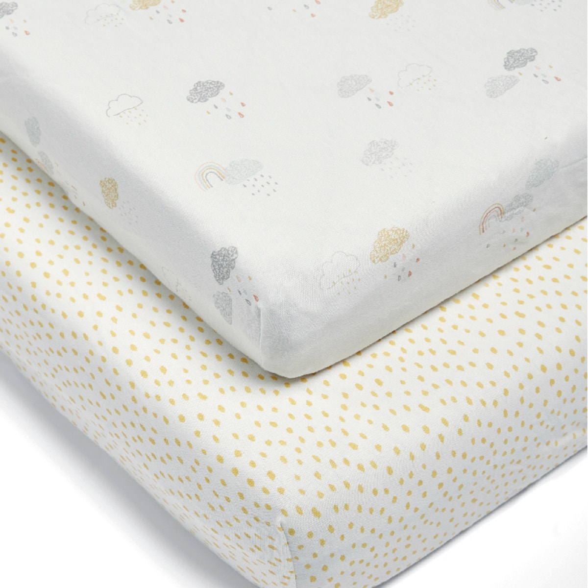 Mamas & Papas - Juego de sábanas bajeras ajustables Mamas & Papas pack 2 Dream upon a Cloud. - Image 1