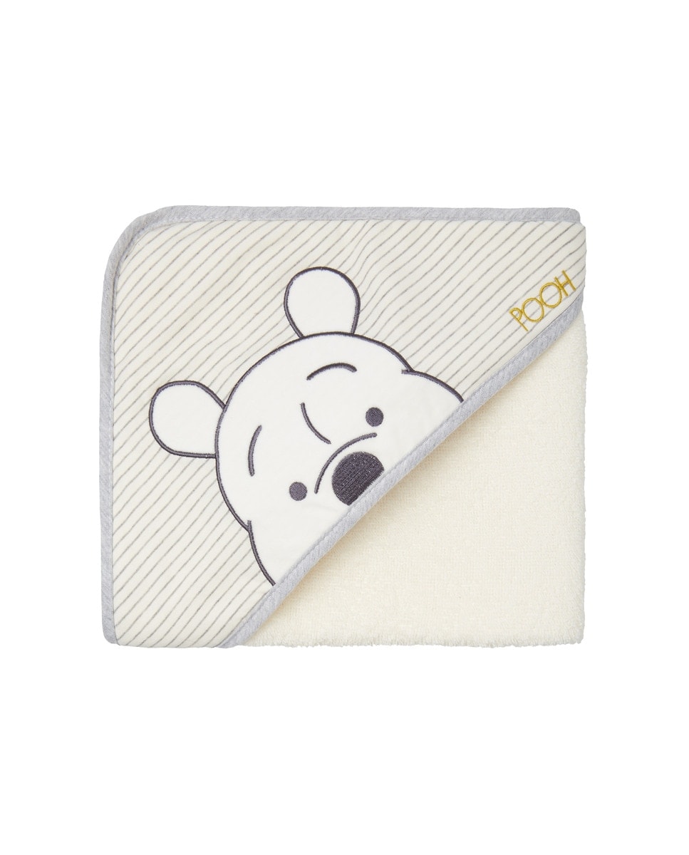 Cotton Juice Baby Home - Capa de Baño Disney Baby Winnie the Pooh bordada. - Image 1