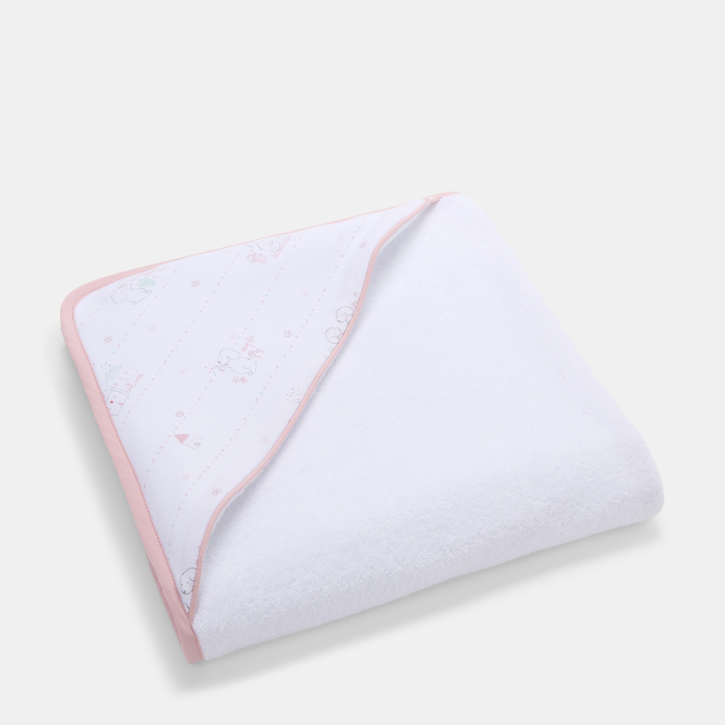 Cotton Juice Baby Home - Capa de Baño Cotton Juice Baby Home colección Sésamo, estampado familia perritos. - Image 1