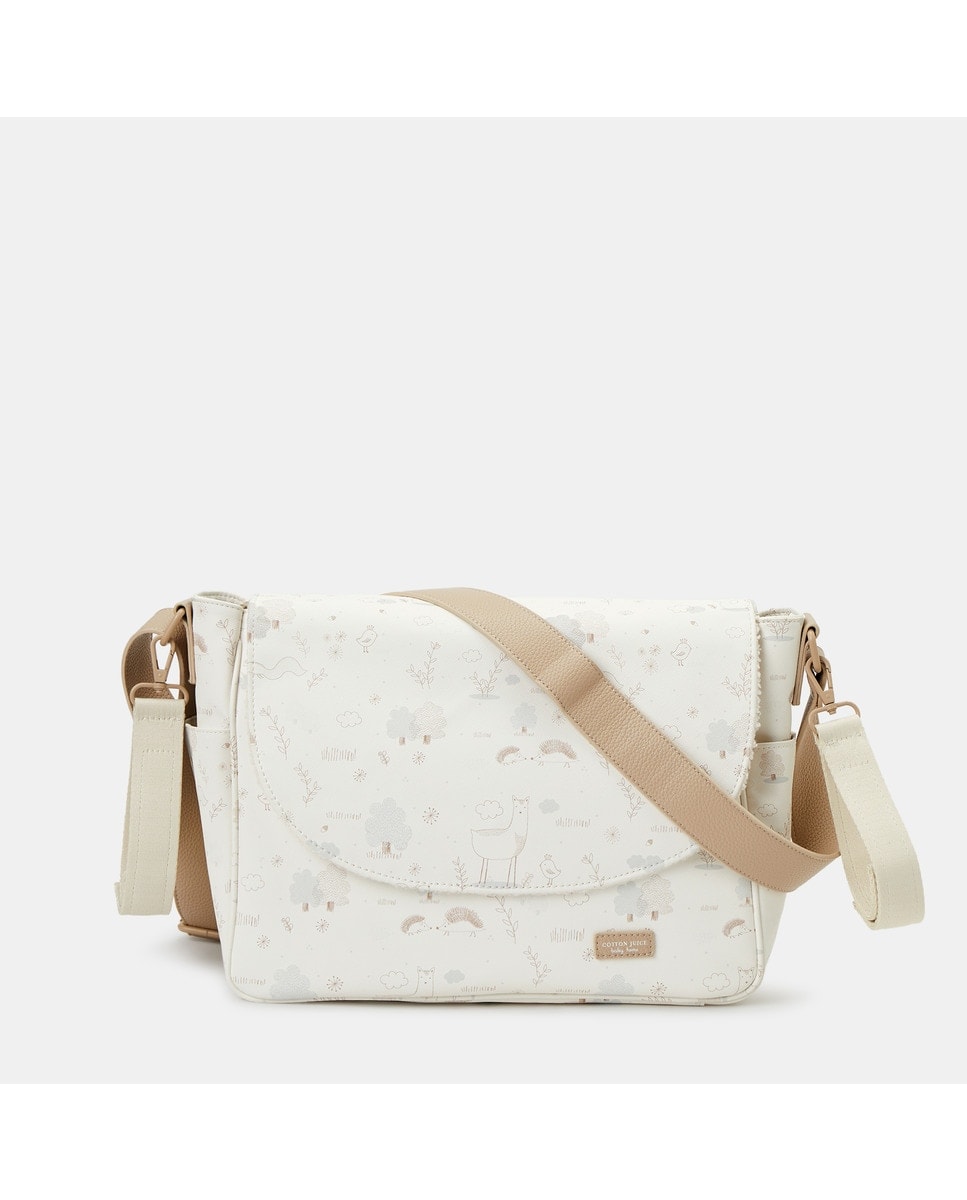 Cotton Juice Baby Home - Bolso Messenger Cotton Juice Baby Home Polipiel bosque. - Image 1