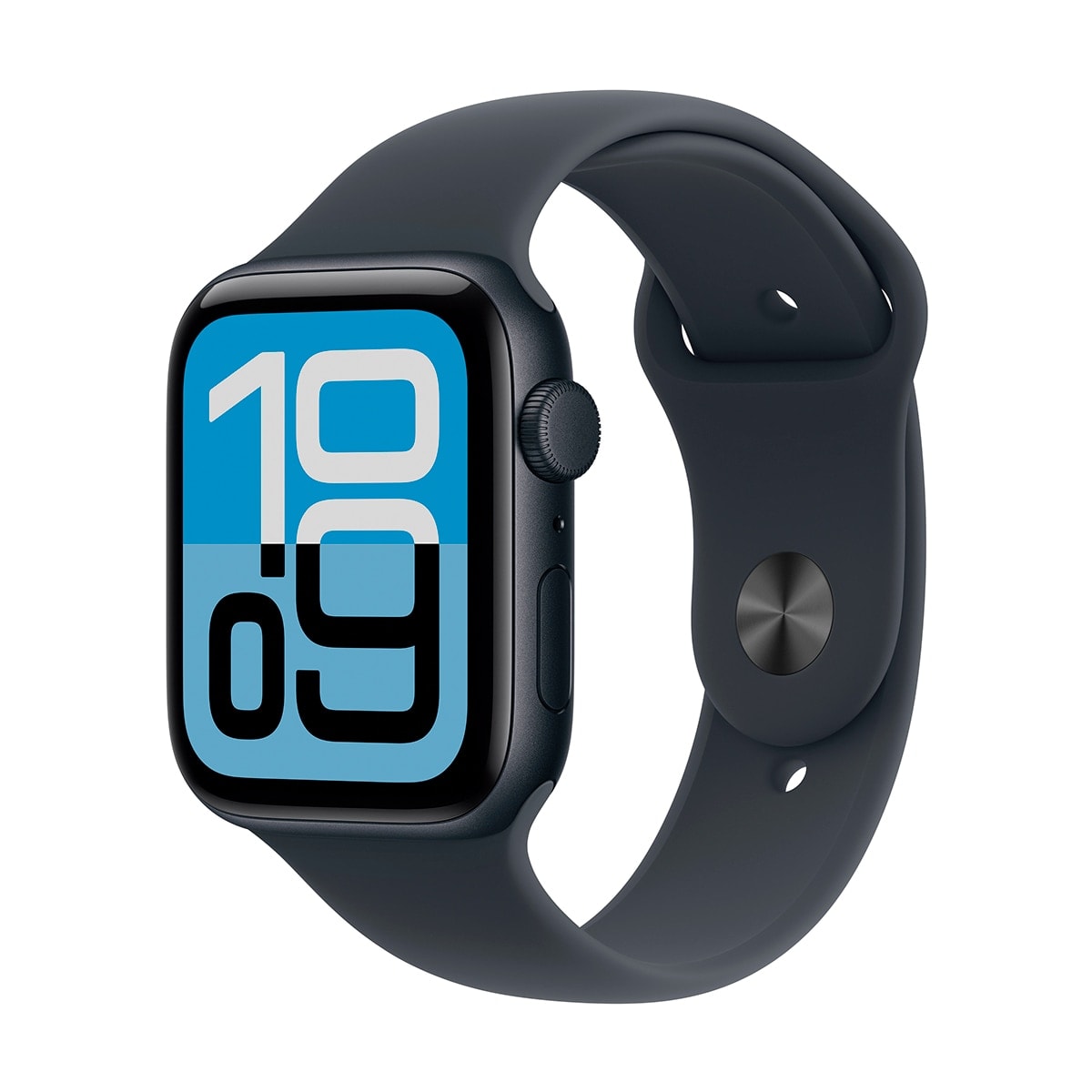 Apple - Apple Watch SE 3 GPS 44mm Aluminio medianoche con Correa Deportiva Medianoche (M-L). - Image 1