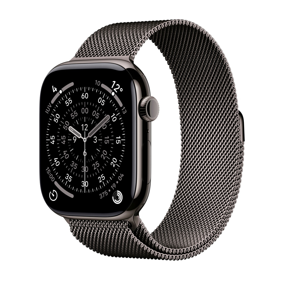 Apple - Apple Watch Series 11 GPS + Cellular 46mm Titanio pizarra con Correa Milanese Loop Pizarra (M-L). - Image 1