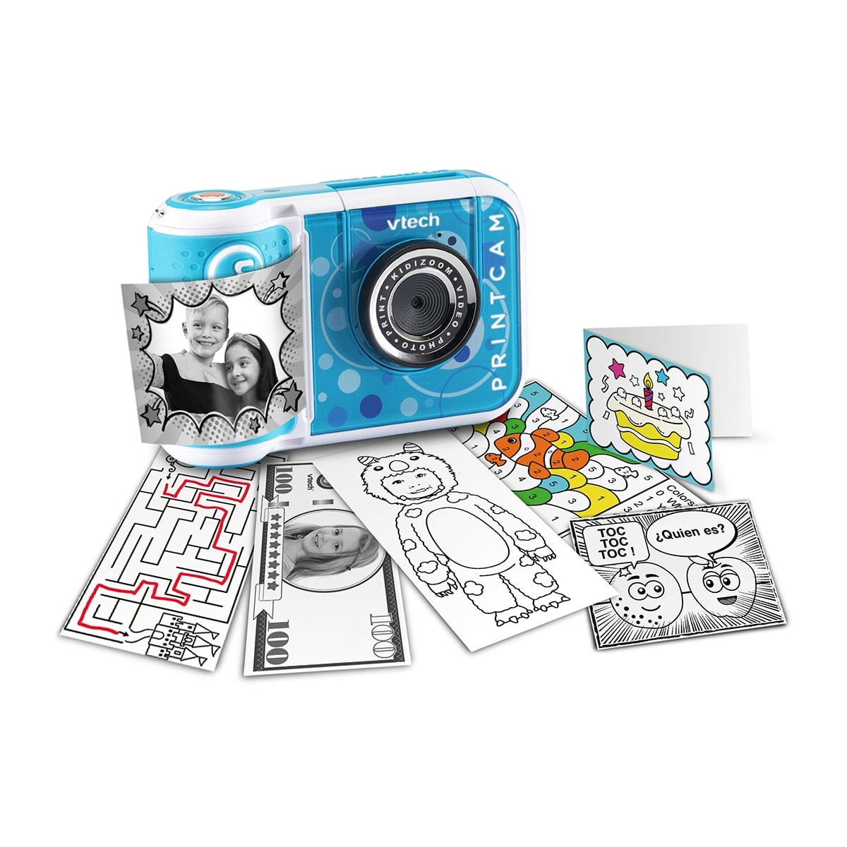 VTech - Kidizoom Print cam Cámara infantil de fotos instantáneas y vídeos VTech. - Image 1