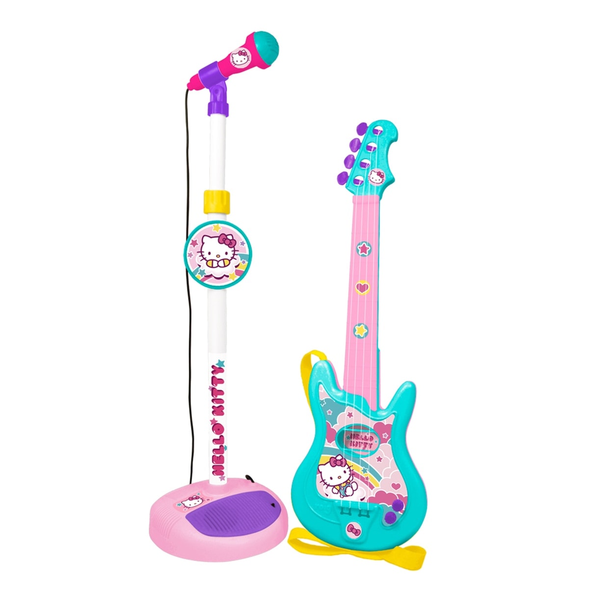 Claudio Reig - Conjunto guitarra y micro rosa. - Image 1