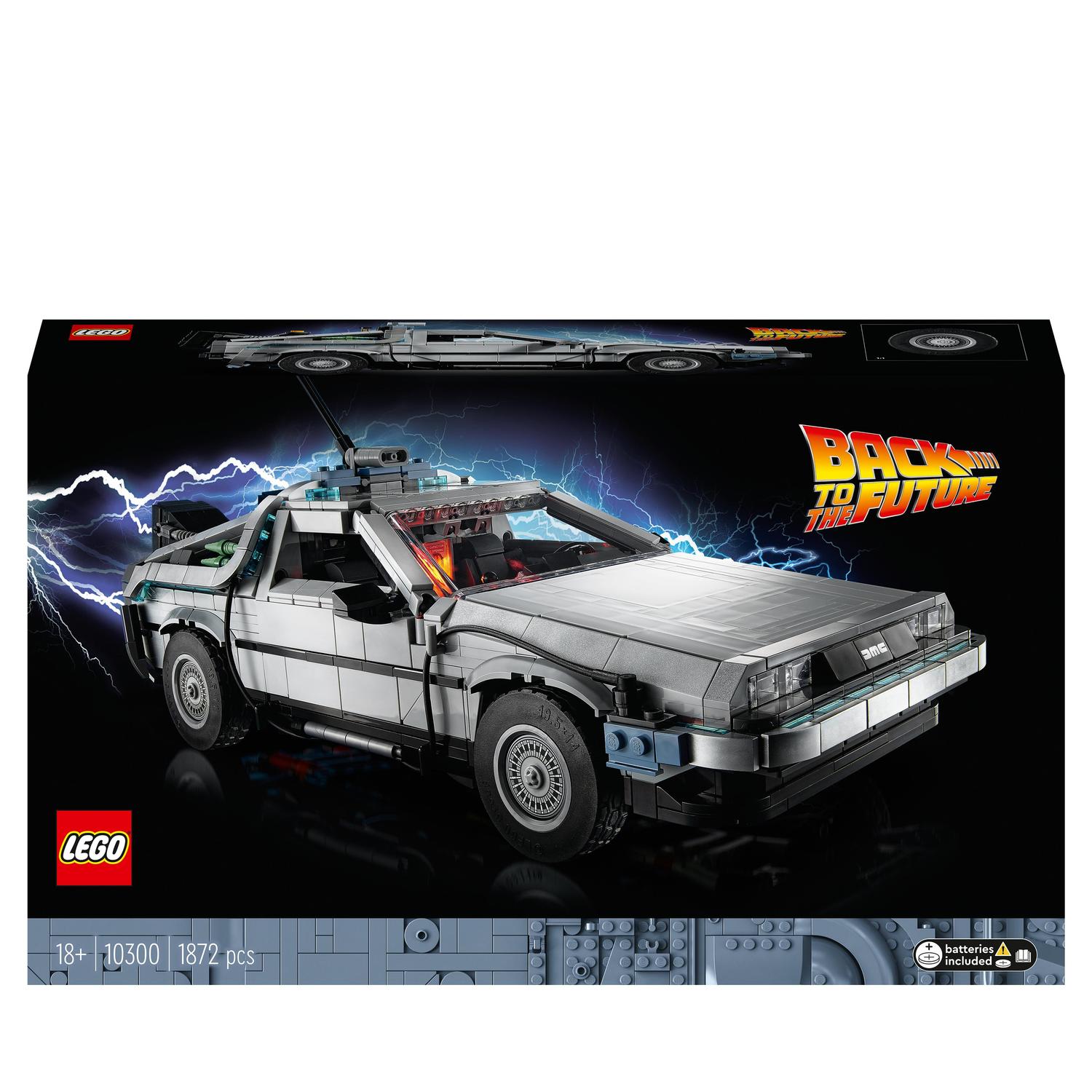 LEGO - Modelo de Construcción de Coche Delorean Máquina del Tiempo de Regreso al Futuro LEGO Icons - 10300. - Image 1