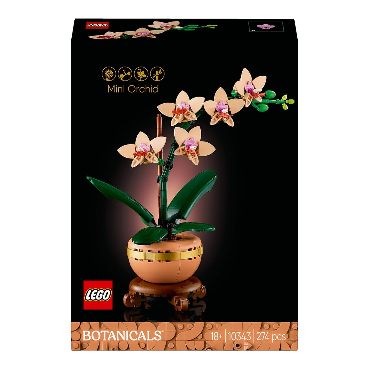 Juego de construcción Miniorquídea LEGO - 10343