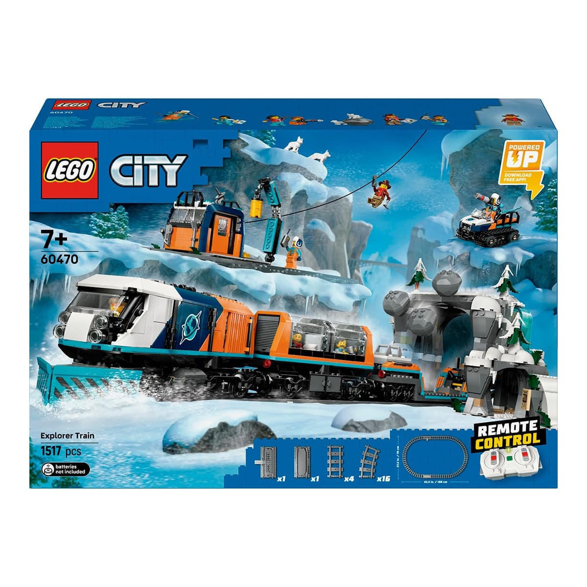 Juego de construcción Tren Expreso Polar Ártico de los Exploradores LEGO City - 60470