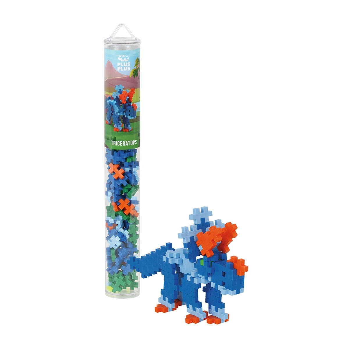 Lúdilo - Juego Educativo - Construcción + Tubo Triceraptors 100 piezas Lúdilo. - Image 1