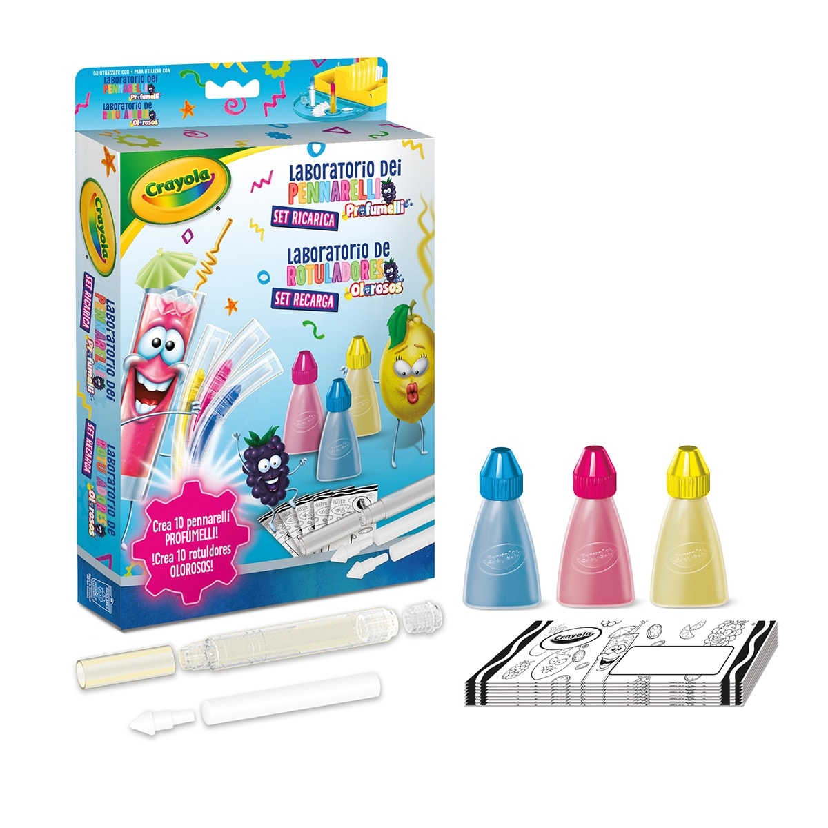 Crayola - Set Recarga Laboratorio de Rotuladores Olorosos Neón Crayola. - Image 1