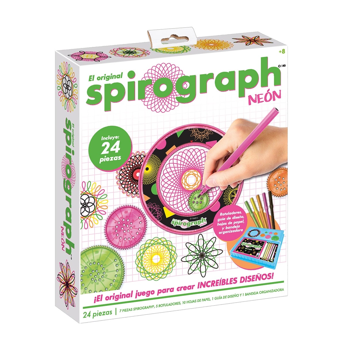 World Brands - Juego de manualidades Spirograph Neon WorldBrands. - Image 1