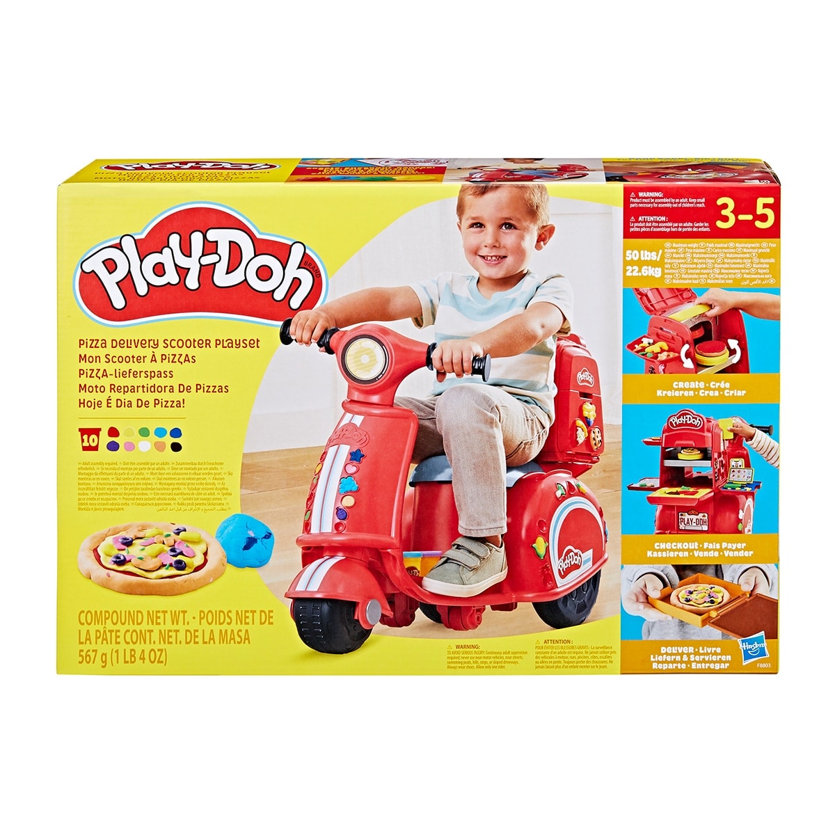 Play-Doh - Moto repartidora de pizzas Play-Doh. - Image 1