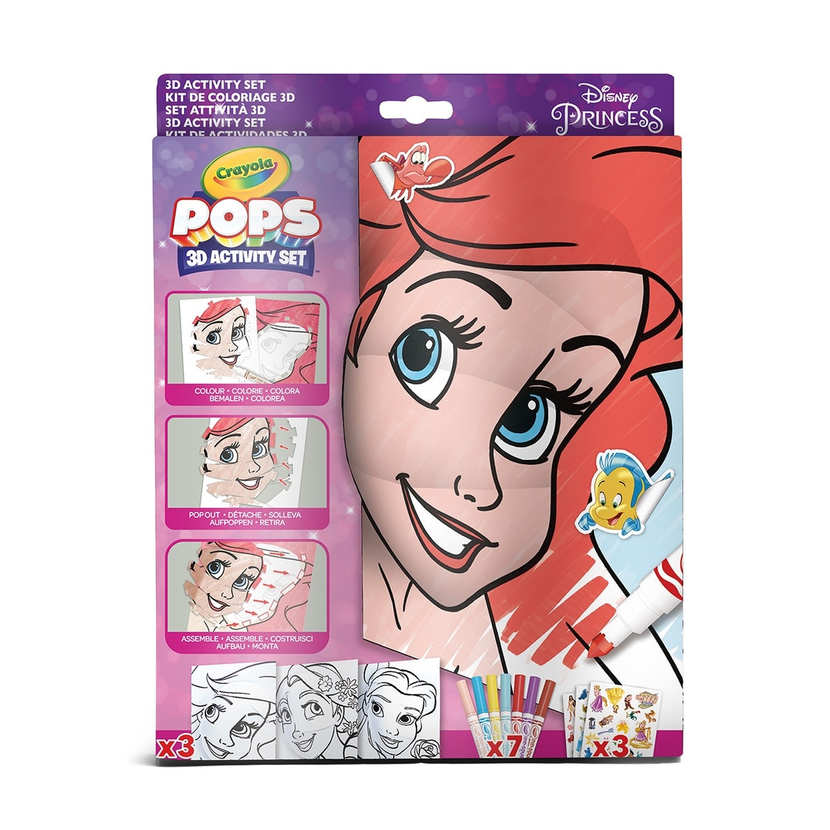 Crayola - Color Pops 3D Disney Princess Crayola. - Image 1