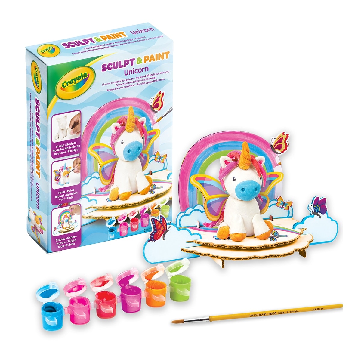Crayola - Set Crea y Decora Unicornio con Arcilla Crayola. - Image 1