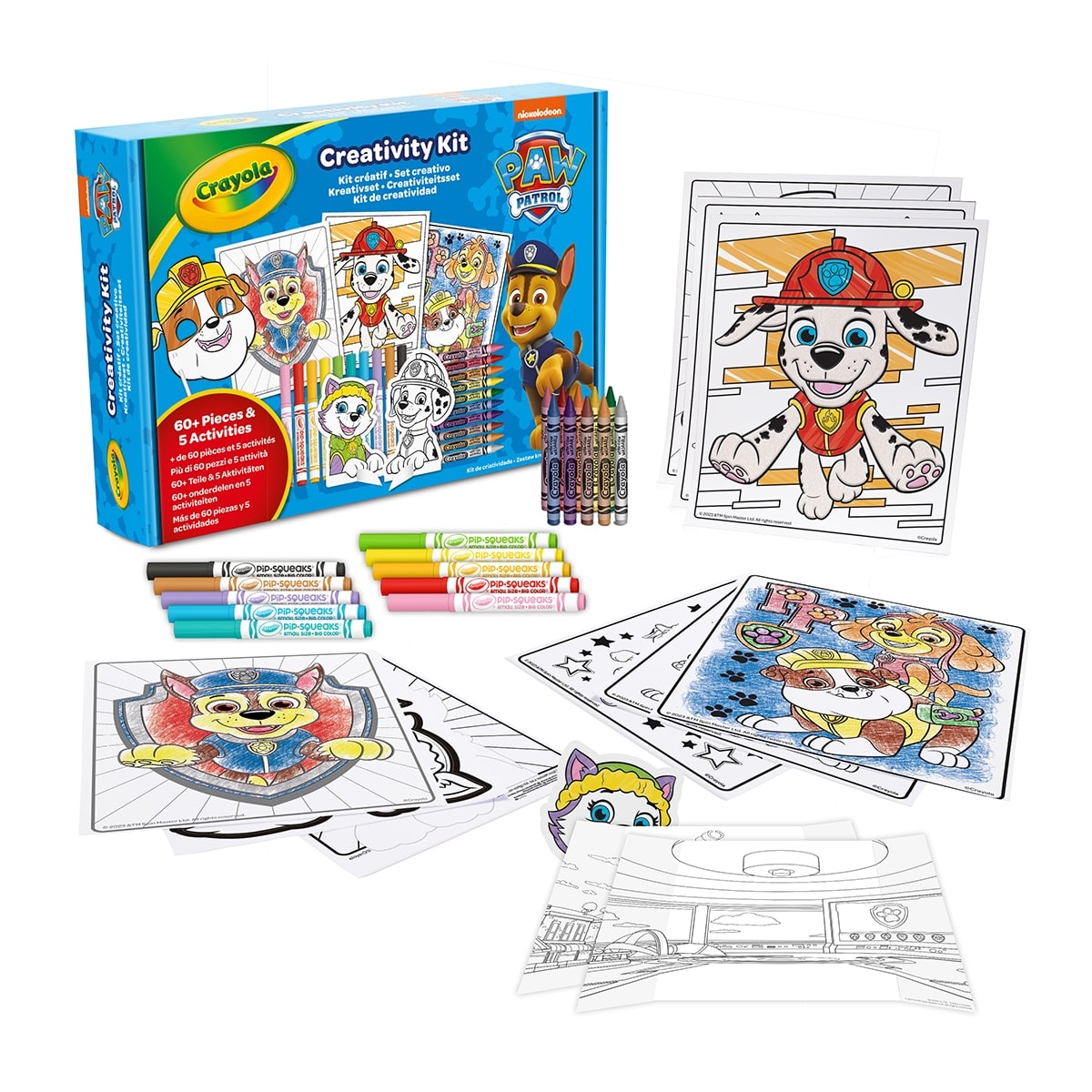 Crayola - Súper Set de Actividades 60 piezas Paw Patrol Crayola. - Image 1