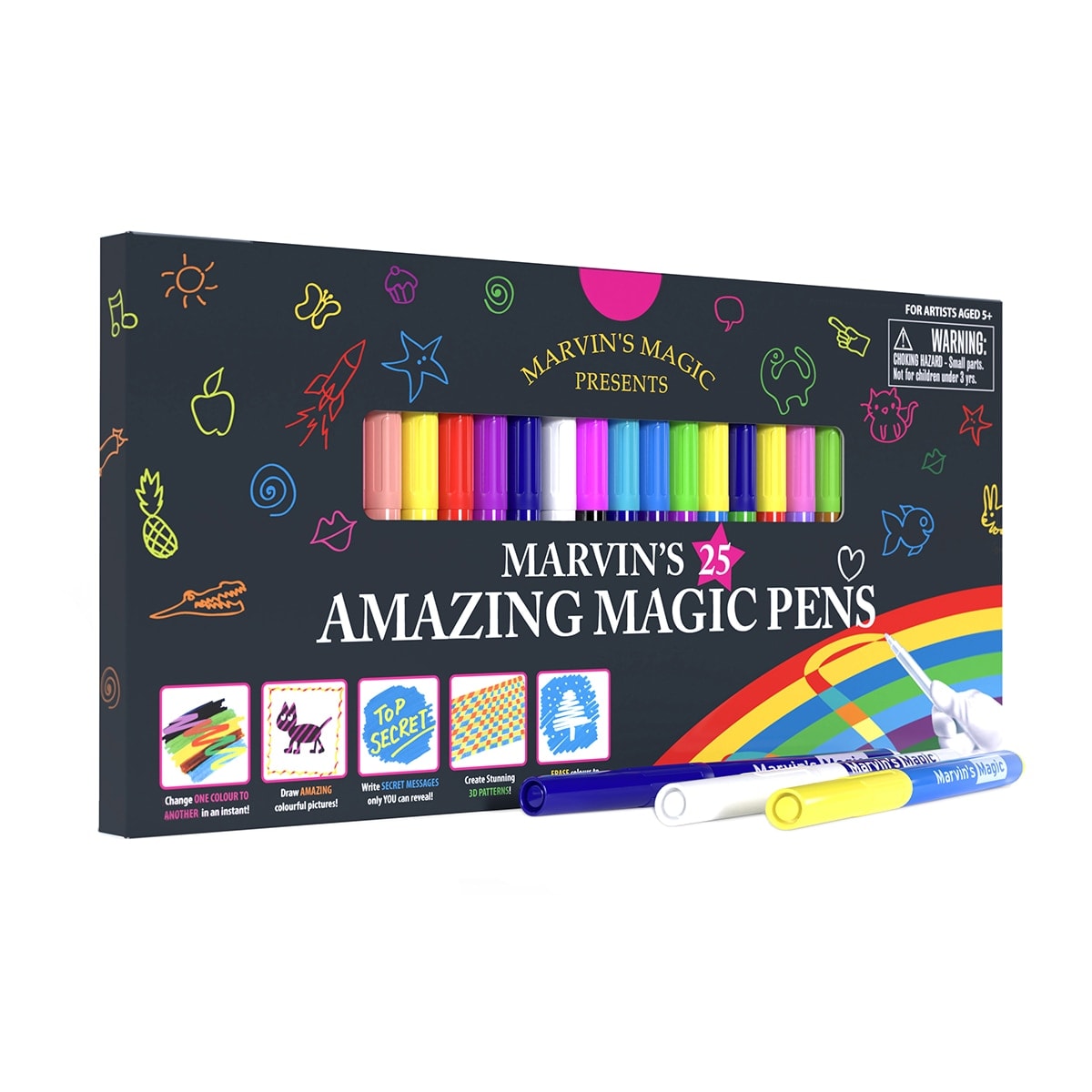 Marvin's Magic - Juego de rotuladores 25 Amazing Magic Pens Marvins Magic. - Image 1